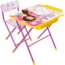 Комплект КУ2П "Маленькая принцесса" (стол+пенал+стул мягкий+большой пенал)        