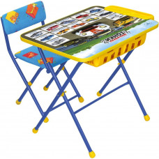 Комплект КУ2П "Большие гонки" (стол+пенал+стул мягкий+большой пенал)  