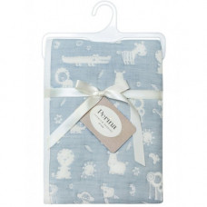 Плед  ПЕРИНА "Зверюшки" (голубые)