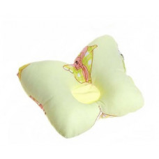 Подушка "Бабочка" с рисунком, цвет розовый, голубой, салатовый, бежевый