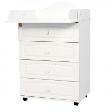 Комод Топотушки Ричард 600/4 МДФ  (венге-слоновая кость, белый,слоновая кость, венге) 