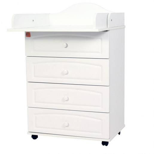 Комод Топотушки Ричард 600/4 МДФ  (венге-слоновая кость, белый,слоновая кость, венге) 