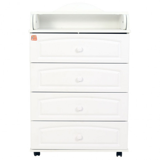 Комод Топотушки Ричард 600/4 МДФ  (венге-слоновая кость, белый,слоновая кость, венге) 