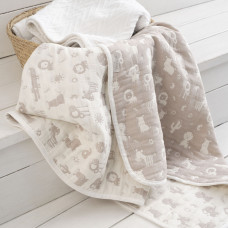 Плед  ПЕРИНА "Зверюшки" (песочные)