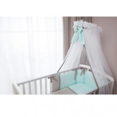 Комплект постельного белья ПЕРИНА ЭЛЬФЕТТО Мятный 7 предметов