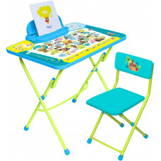 Комплект КУ2/ПА  "Пушистая азбука " (стол+пенал+стул мягкий) 