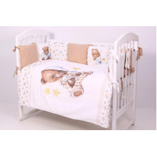 Комплект белья в кроватку Топотушки "Пижамная вечеринка" 6 предметов