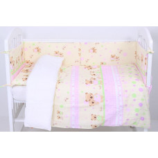 Комплект белья в кроватку Топотушки "Дружная Семейка"  6 предметов 