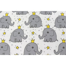 Комплект постельного белья Топотушки "Слоненок с короной" 3 предмета