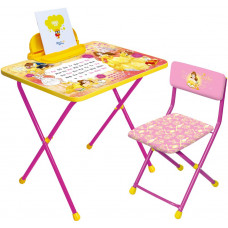 Комплект Д4Б Disney 4 "Белль" (стол+стул мягкий+пенал)