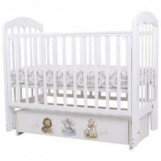  Кроватка детская Топотушки "Сильвия-7"  " Малыши"  маятник 