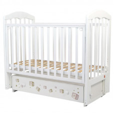 Кроватка детская Топотушки "Сильвия-7"   "Лучик"  маятник