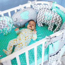 Комплект постельного белья Топотушки "Слоники" (6 предметов)