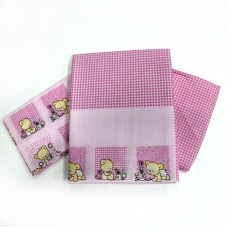 Постельное белье Топотушки  "Мишутка" (3 предмета, сиреневый)) 