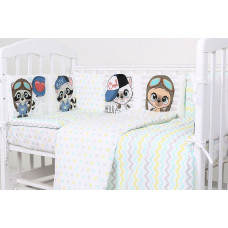 Комплект постельного белья Топотушки "Мальчики и девочки" 6 предметов