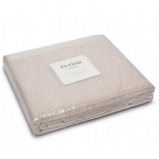 Плед-покрывало ПЕРИНА "Завитки бежевые"