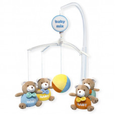 Каруселька с плюшевыми игрушками, арт. 715 (мишки baby) 